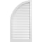 Ekena Millwork Quarter Round Top Left Surface Mount PVC Gable Vent w/ 2"W x 1-1/2"P Brickmould Frame, 22"W x 42"H GVPQL22X4202SF - alternate 1